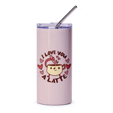 I Love You A Latte Funny Coffee Design Tumbler product